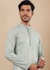 Green Sequins Embroidered Kurta Pant