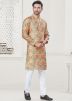 Multicolor Digital Print Men Kurta Pajama