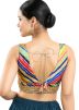 Multi Color Silk Saree Blouse 