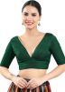 Green Color Silk Saree Blouse 