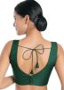 Green Color Silk Saree Blouse 