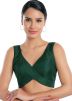 Green Color Silk Saree Blouse 