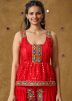 Red Color Cotton Navratri Blouse 