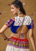 Blue Color Rayon Navratri Blouse 
