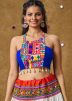 Blue Color Rayon Navratri Blouse 