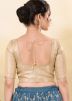 Beige Blouse In Art Silk