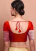 Red Color Silk Saree Blouse 