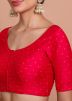 Red Color Silk Saree Blouse 