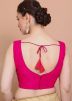 Pink Color Tissue Saree Blouse 