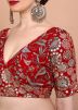 Red Color Georgette Saree Blouse 