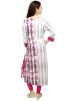 White Cotton Readymade Long Kurta