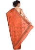 Orange Pure Silk Embroidered Saree