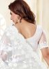 White Embroidered Saree With Blouse