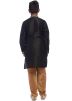 Black Patch Work Kids Readymade Kurta Pajama