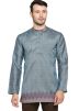 Readymade Blue Short Printed Kurta