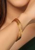 Golden Stone Studded Bangle Set