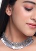 Silver Oxidised Necklace