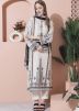 Off White Digital Printed Pant Suit Set