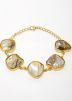 Golden Stone Work Bracelet