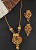 Golden Embossed Work Necklace Set