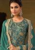 Green Sequins Embroidedred Salwar Suit Set