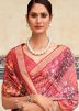 Multicolor Woven Border Viscose Saree