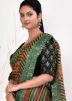Multicolor Handwork Saree In Georgette