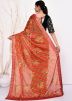 Multicolor Handwork Saree In Georgette