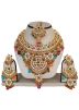 Multicolor Stone Studded Necklace Set