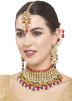 Multicolor Kundan Studded Necklace Set