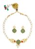 Blue Kundan Work Necklace Set