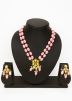 Pink Beaded Necklace Set