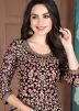 Maroon Thread Embroidered Salwar Suit Set
