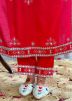 Red Embroidered Salwar Suit Set