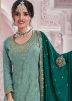 Green Embroidered Salwar Suit Set