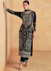 Black Embroidered Salwar Suit Set