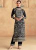 Black Embroidered Salwar Suit Set