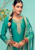 Green Embroidered Salwar Suit Set