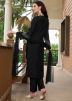 Black Thread Work Readymade Pant Suit Set