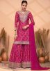 Pink Embroidered Salwar Suit Set