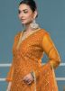 Yellow Sequins Embroidered Salwar Suit Set