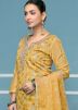 Yellow Sequins Embroidered Salwar Suit Set