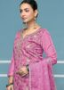Pink Sequins Work Salwar Suit Set