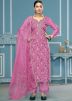 Pink Sequins Work Salwar Suit Set