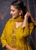 Yellow Embroidered Salwar Suit Set