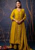 Yellow Embroidered Salwar Suit Set