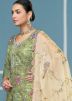 Green Sequin Work Salwar Suit Set