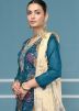 Blue Embroidered Salwar Suit Set