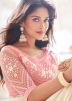 Off White Embroidered Border Chiffon Saree