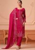 Pink Embroidered Salwar Suit Set